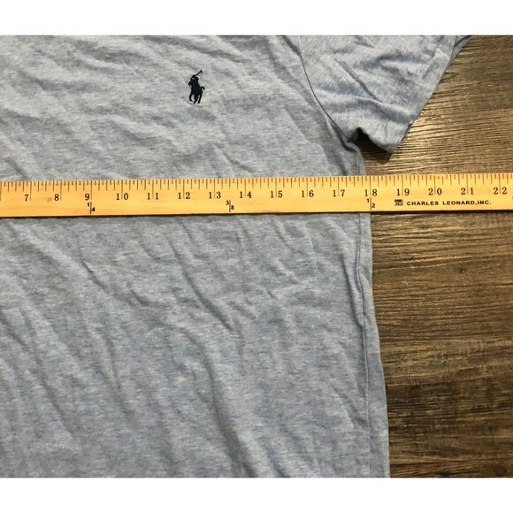 Polo Ralph Lauren Mens Small Light Blue Short Sleeve Tee T Shirt - Picture 3 of 4